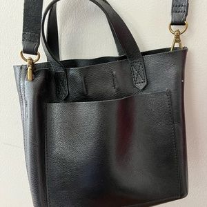 Madewell the small transport crossbody in black